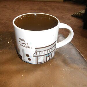 2014 Starbucks You Are Here Collection Pike Place Market 12oz Coffee Mug Seattle
